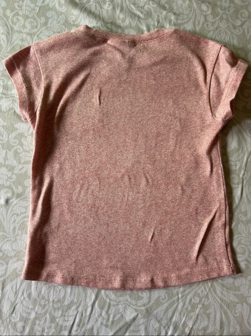 32 Degrees Girls' Heathered Pink Short Pajama Set